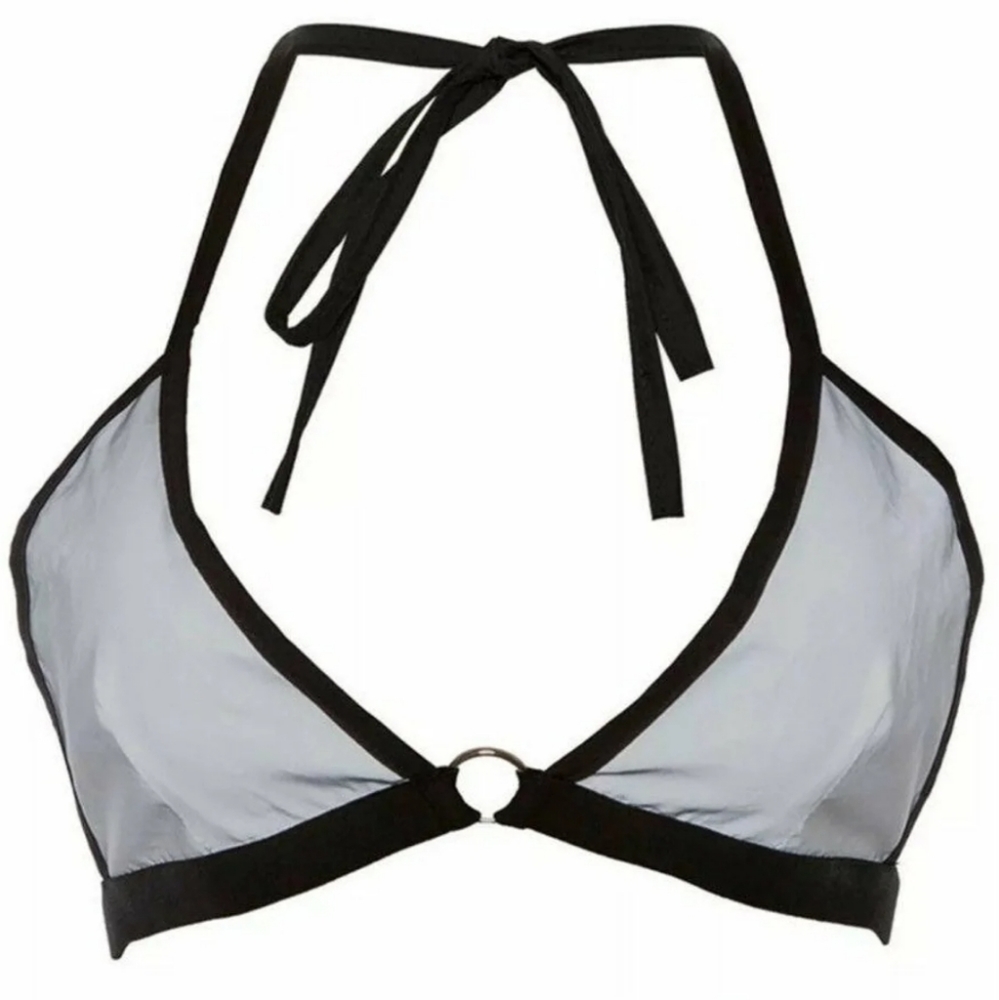 Reflective Halter Top Bralette